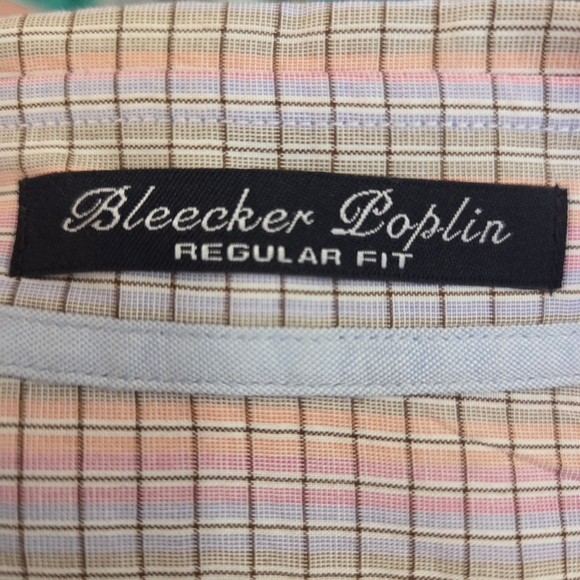 Gant Men's Bleeker Poplin Regular Fit Burton Down Checkered Shirt Size L - Picture 7 of 9